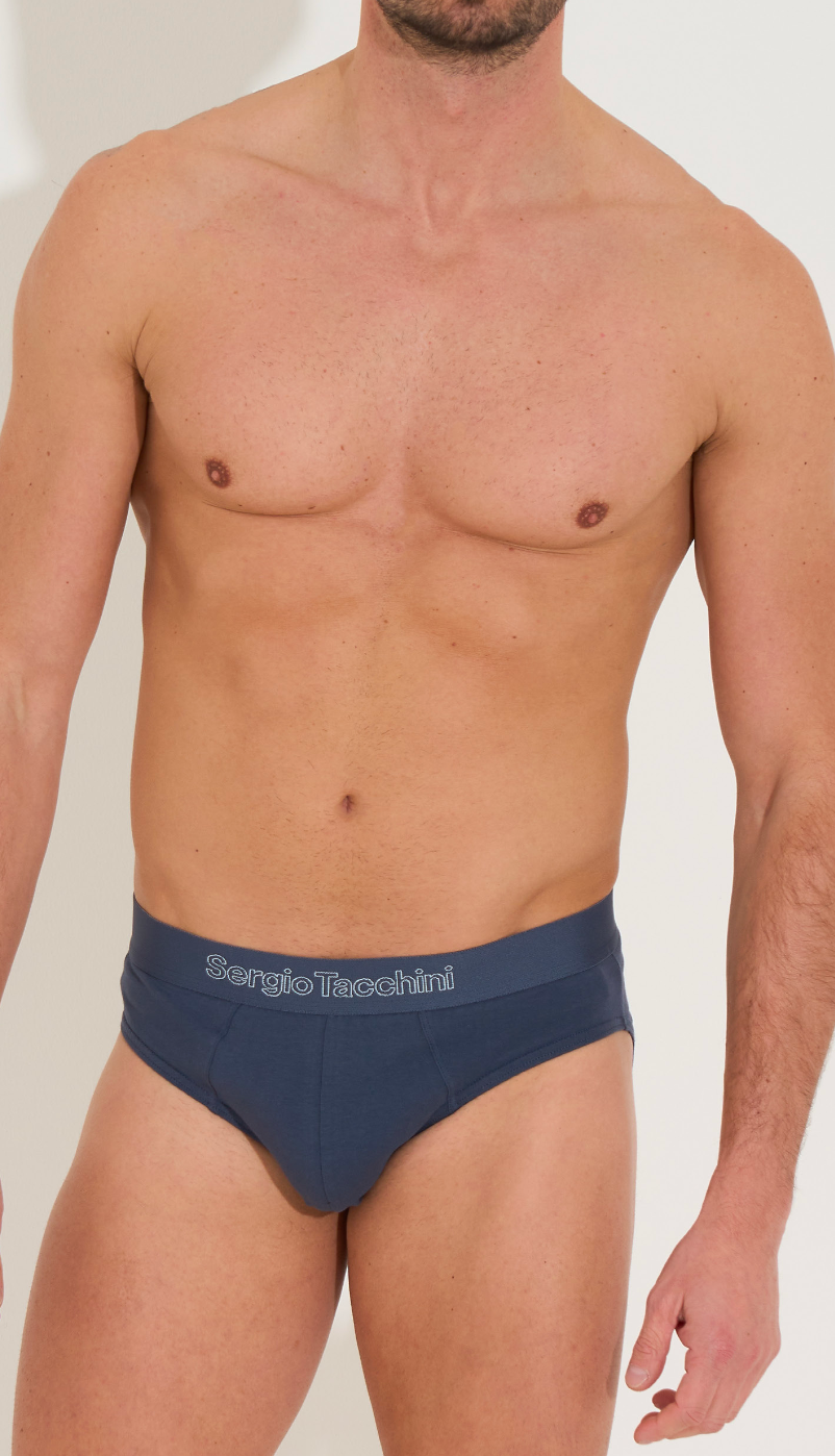 Confezione da 3 slip uomo Sergio Tacchini cotone bielastico S7010-52