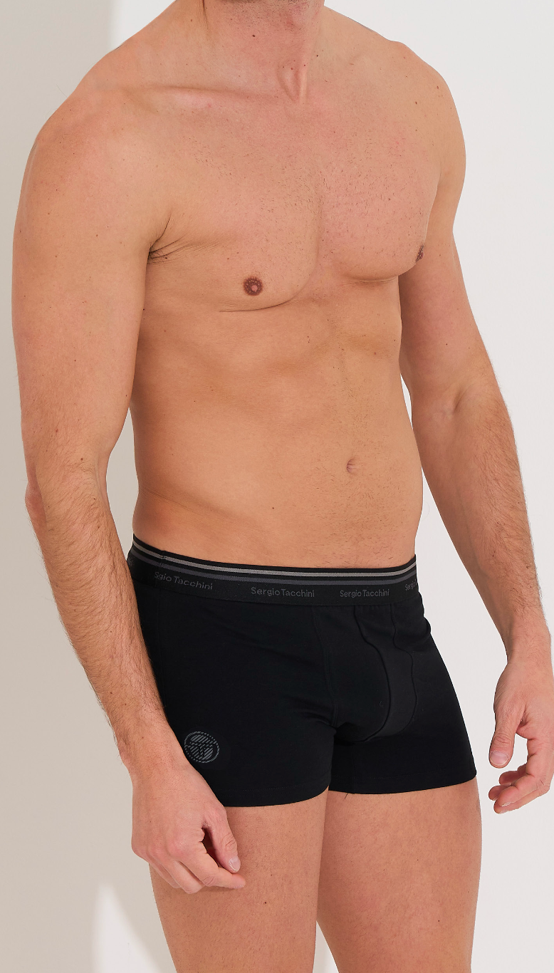 Confezione da 3 boxer uomo Sergio Tacchini cotone bielastico B7010-57