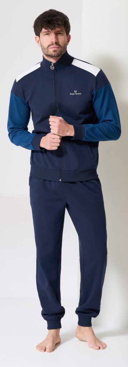Tuta uomo zip felpata Sergio Tacchini 80B49/80A49
