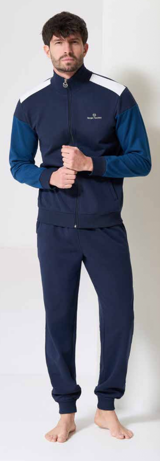 Tuta uomo zip felpata Sergio Tacchini 80B49/80A49