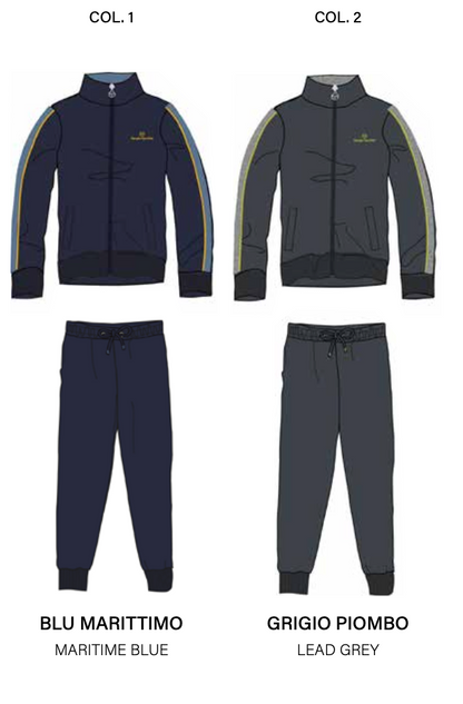 Tuta uomo zip felpata Sergio Tacchini 80B47/80A47