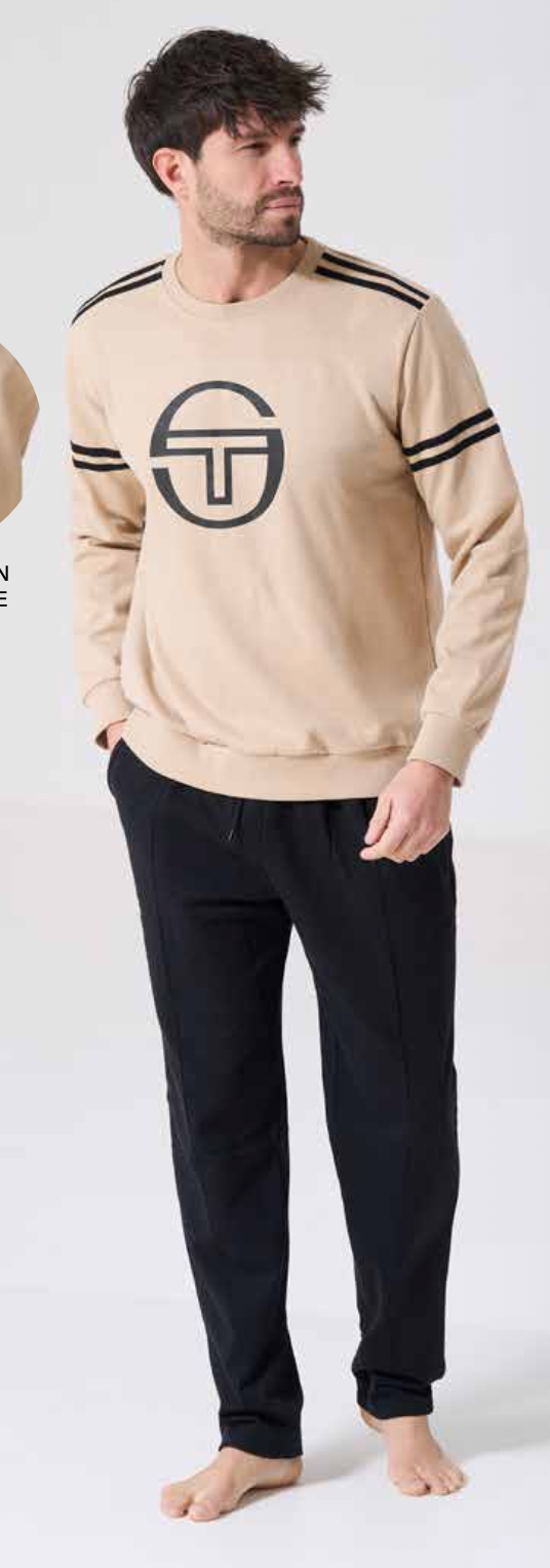 Tuta uomo girocollo felpata Sergio Tacchini 60B42/60A42