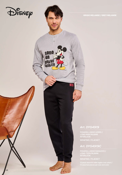 Pigiama interlock uomo Disney DYG4919