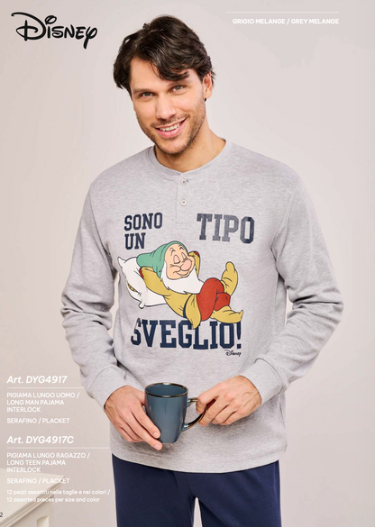 Pigiama interlock uomo Disney 7 Nani DYG4917