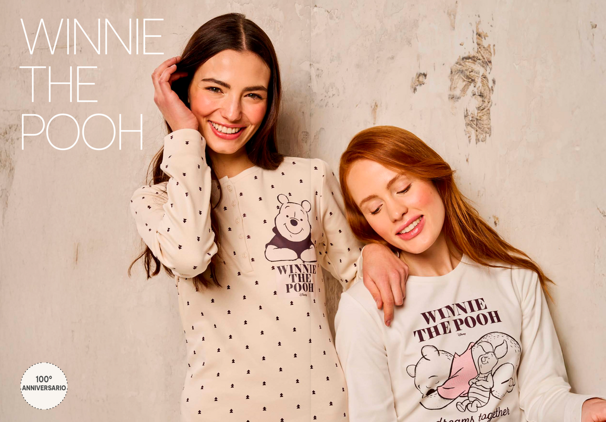 Pigiama interlock donna Winnie The Pooh DYD0892