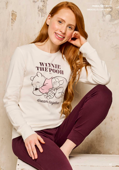 Pigiama interlock donna Winnie The Pooh DYD0892
