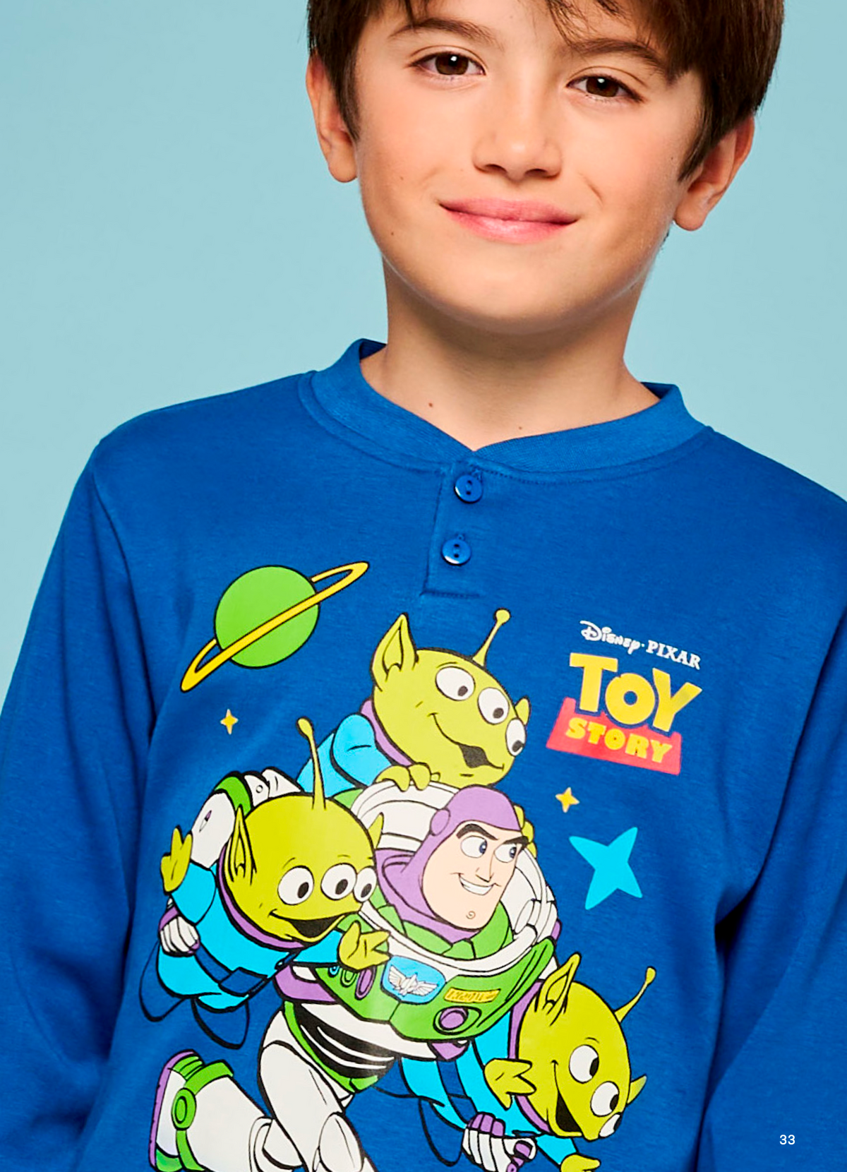 Pigiama caldo cotone Toy Story interlock bambino DY40Z0401