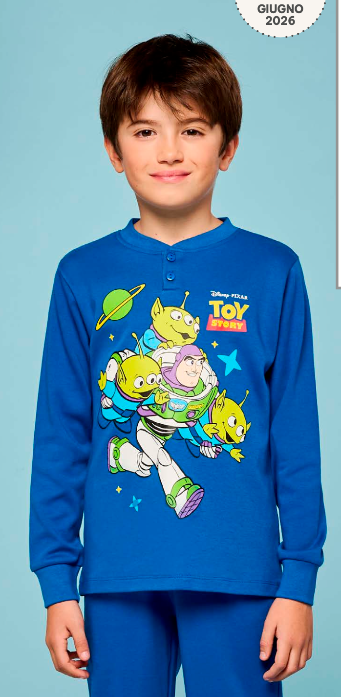 Pigiama caldo cotone Toy Story interlock bambino DY40Z0401