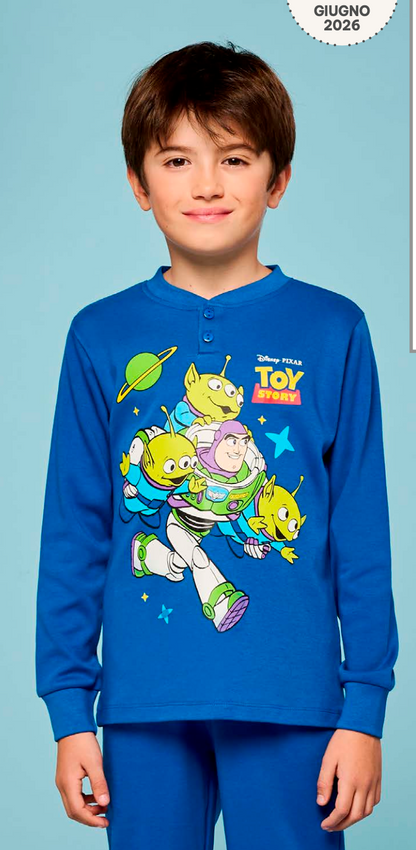 Pigiama caldo cotone Toy Story interlock bambino DY40Z0401