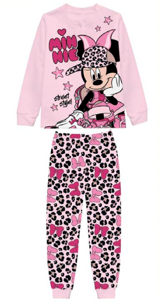 Pigiama caldo cotone Minnie Mouse interlock bambina baby DY50L8952