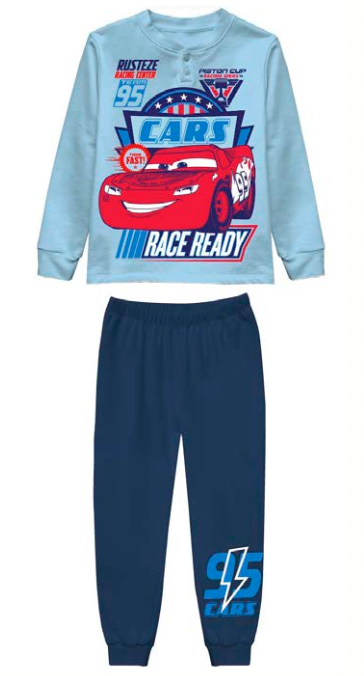 Pigiama cotone felpato Cars bambino baby DY40G4904