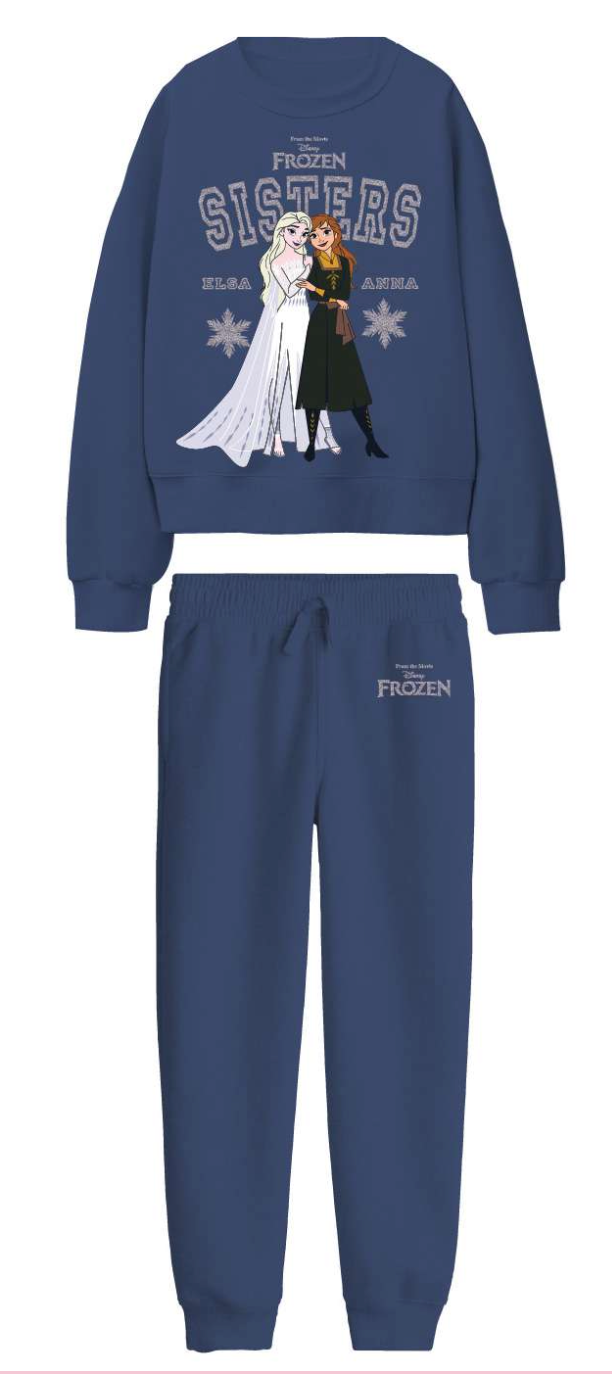 Tuta cotone felpata Frozen bambina baby DY76K9161
