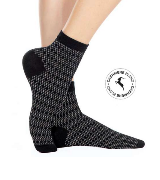 Confezione da 6 paia di calze corte donna in soft cashmere Meritex 471 Jade