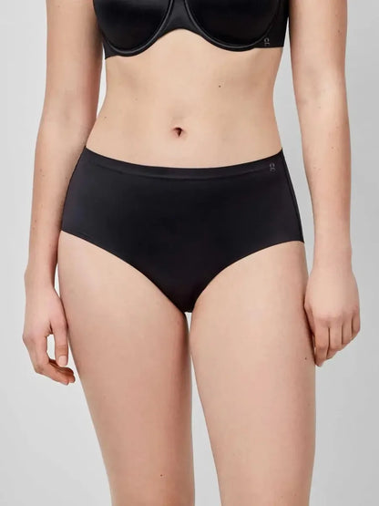 Slip alto donna senza cuciture in tessuto satin Gisela 10056