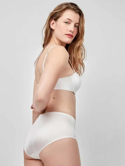 Slip alto donna senza cuciture in tessuto satin Gisela 10056