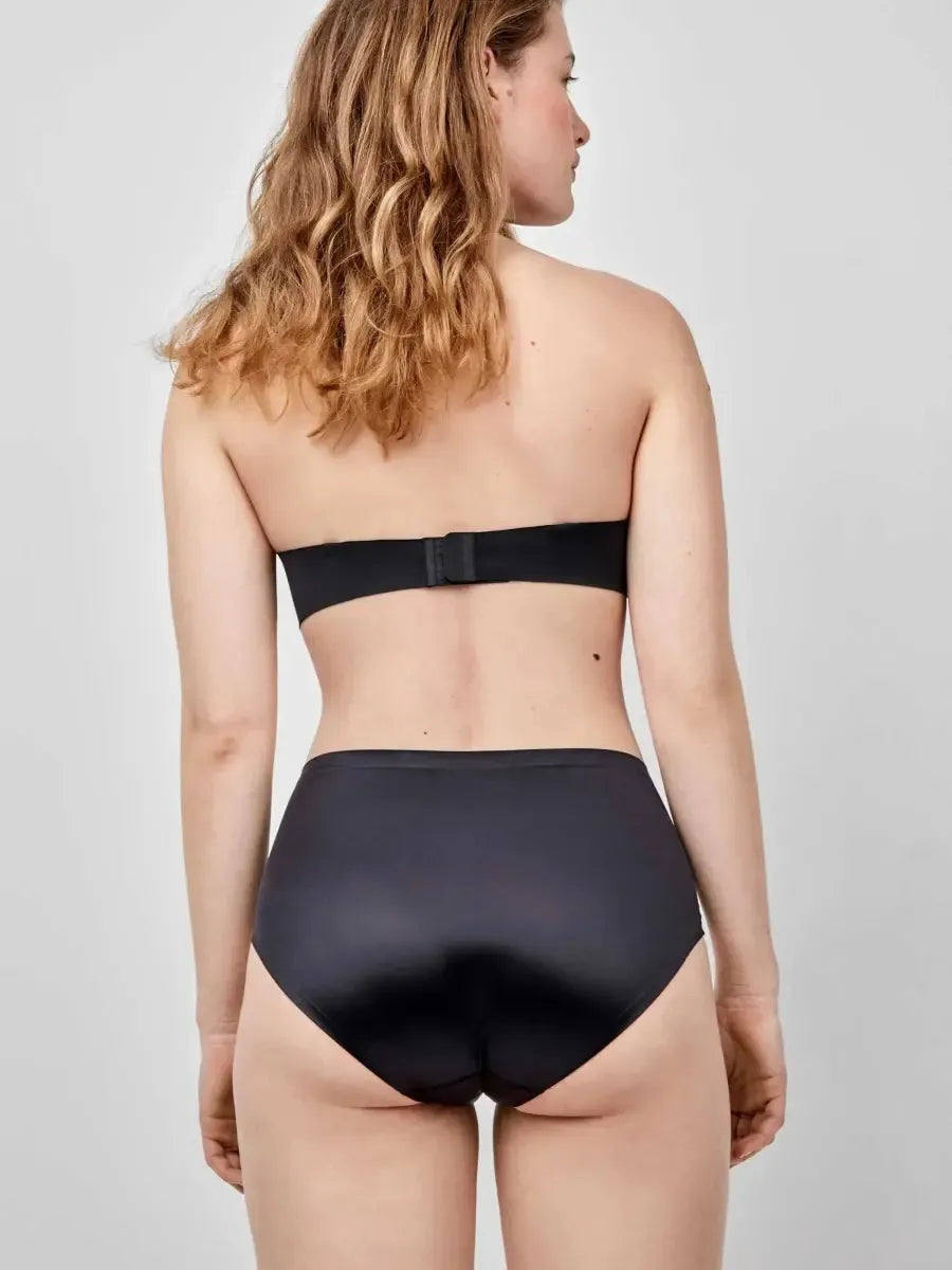 Slip alto donna senza cuciture in tessuto satin Gisela 10056