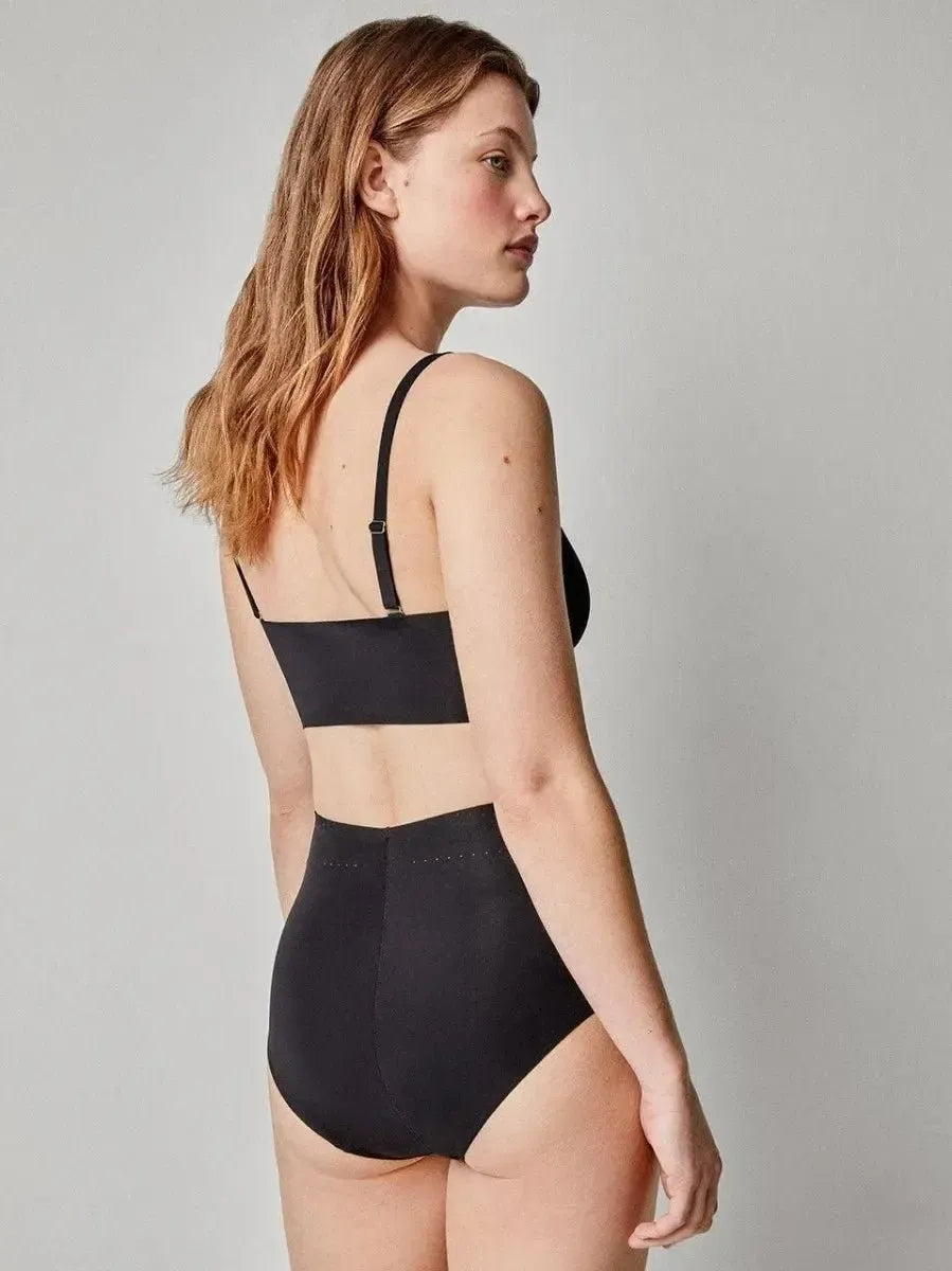 Slip braguita alta Gisela taglio laser contenitiva 10048