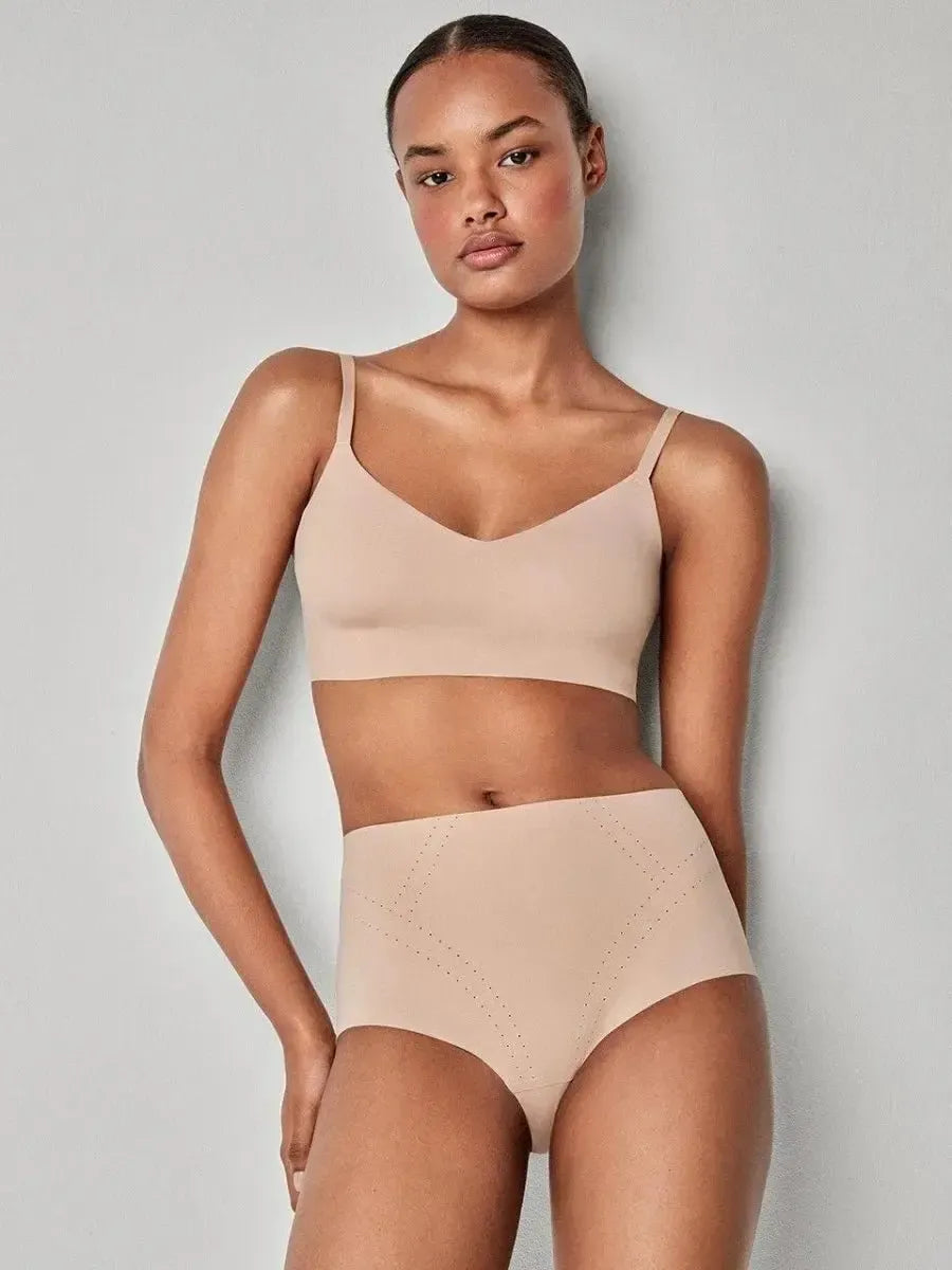 Slip braguita alta Gisela taglio laser contenitiva 10048