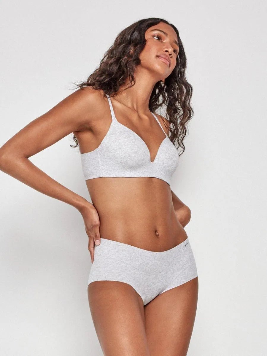 Slip midi vita alta donna modello braguita Gisela in cotone EKO 0233