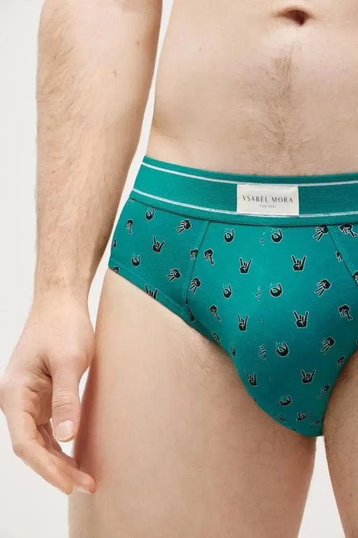 Slip uomo bipack fantasia Ysabel Mora 20307
