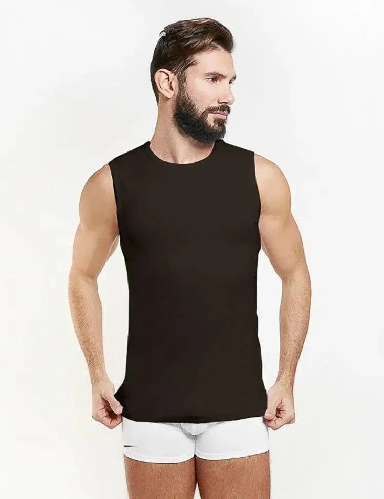 Smanicato uomo Nottingham collo a giro cotone bielastico RAY