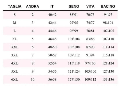 Sottoveste donna Andra spalla larga con fantasia sul decolletè 46-49TF
