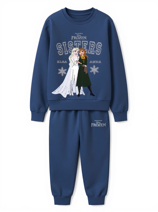 Tuta cotone felpata Frozen bambina baby DY76K9161