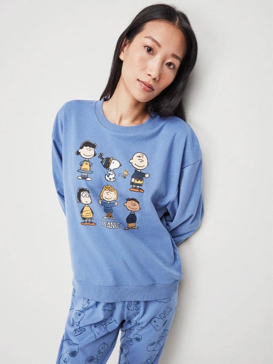 Tuta donna in cotone Gisela snoopy 20105 Peanuts