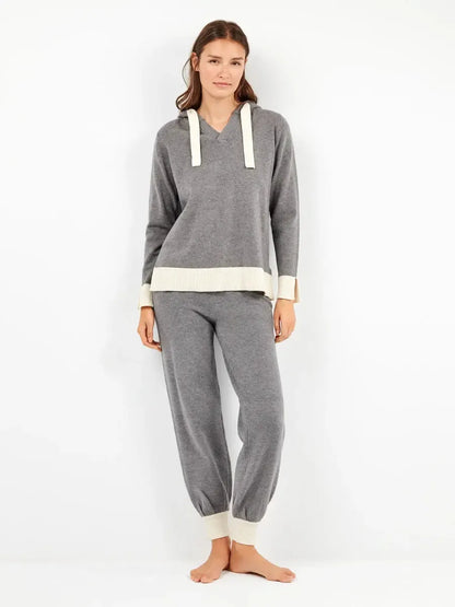 Tuta donna in tricot bicolore Gisela 20313