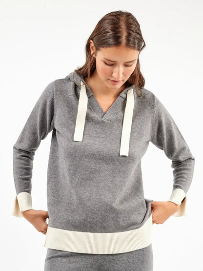 Tuta donna in tricot bicolore Gisela 20313