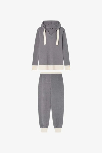 Tuta donna in tricot bicolore Gisela 20313