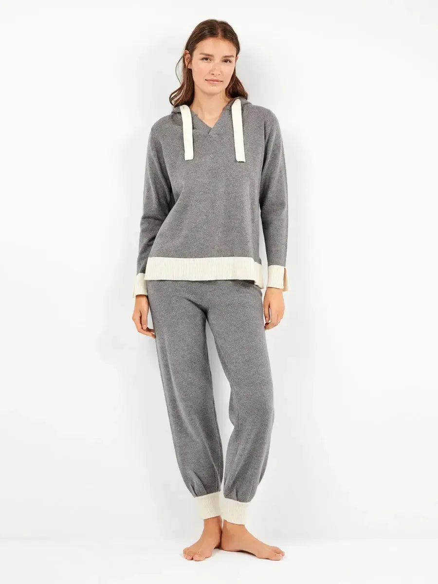 Tuta donna in tricot bicolore Gisela 20313