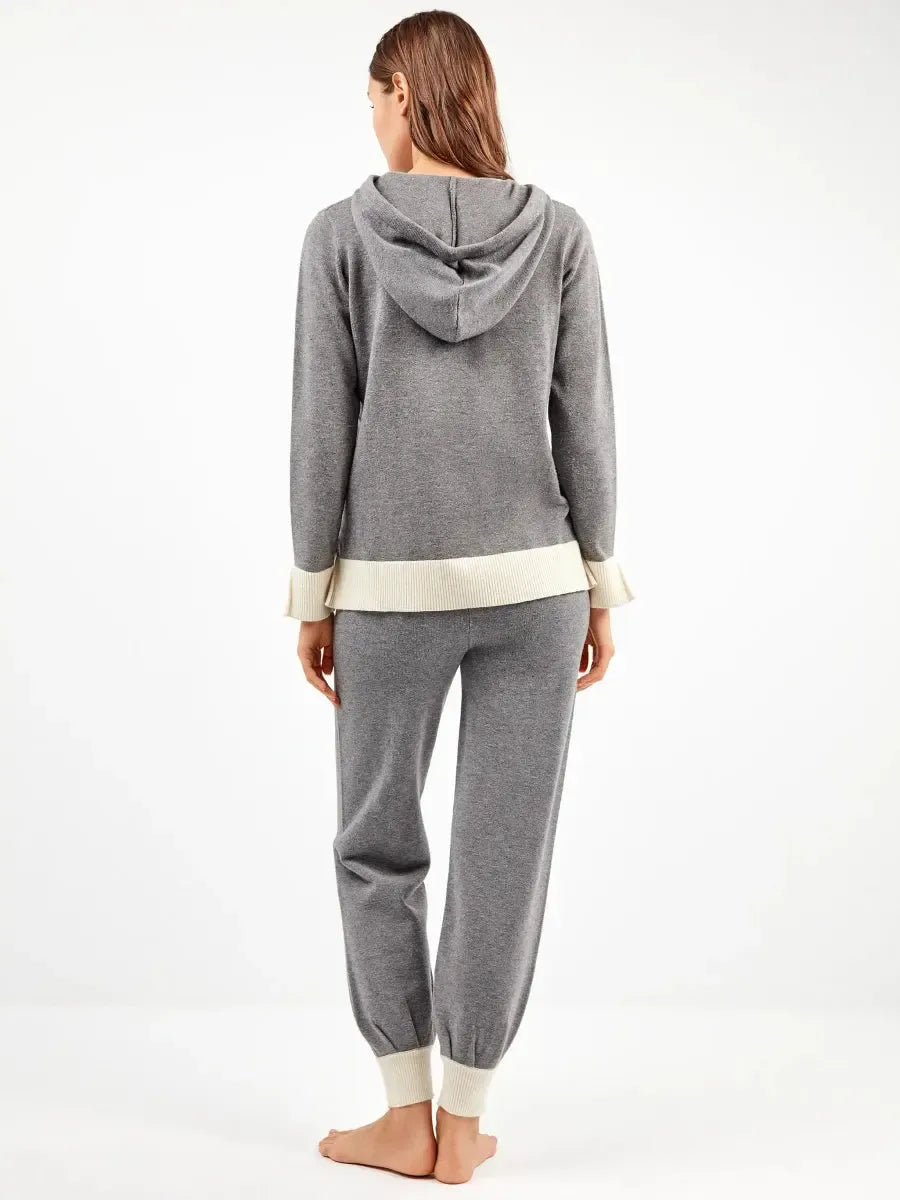 Tuta donna in tricot bicolore Gisela 20313