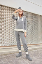 Tuta donna in tricot bicolore Gisela 20313