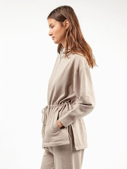 Tuta donna in viscosa felpata Gisela 70013/70011