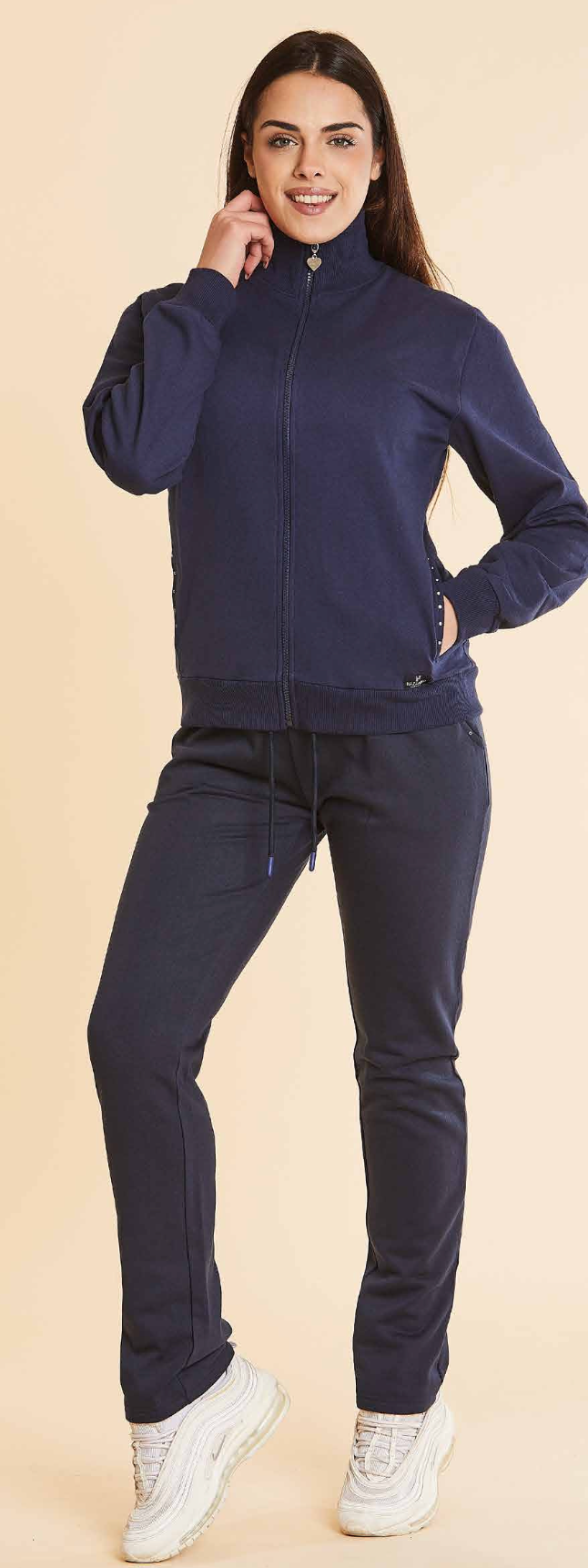 Tuta donna zip felpata Nazareno Gabrielli SD5166