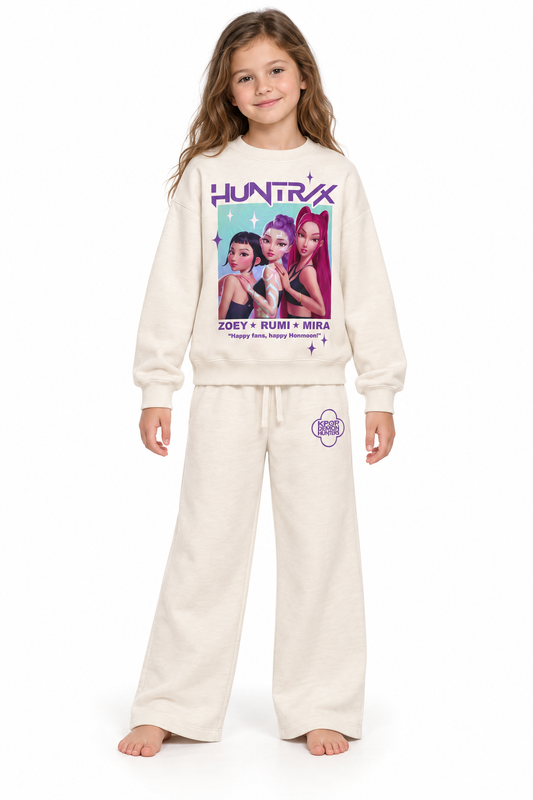 Tuta felpata pantalone largo Huntrix Demon Hunters K-Pop bambina KP50L6767
