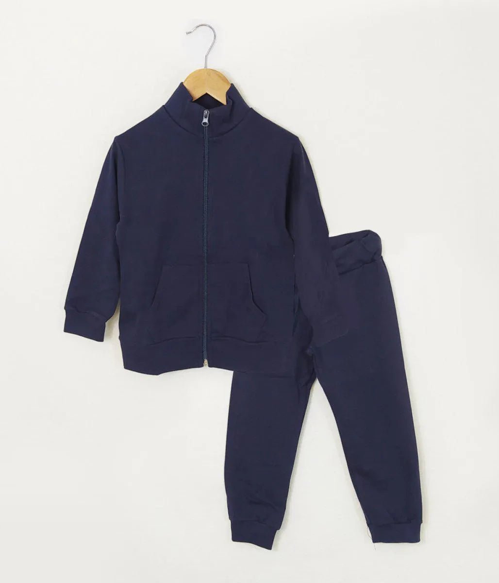 Tuta invernale bambini Ambrosino School felpato zip T002/T004