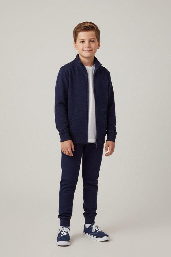 Tuta invernale bambini Ambrosino School felpato zip T002/T004