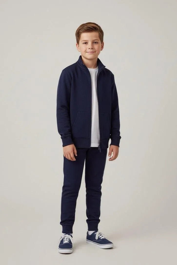 Tuta invernale bambini Ambrosino School felpato zip T002/T004