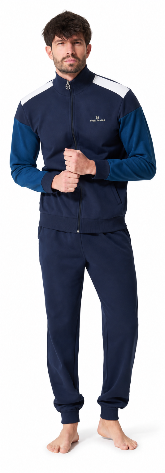 Tuta uomo zip felpata Sergio Tacchini 80B49/80A49