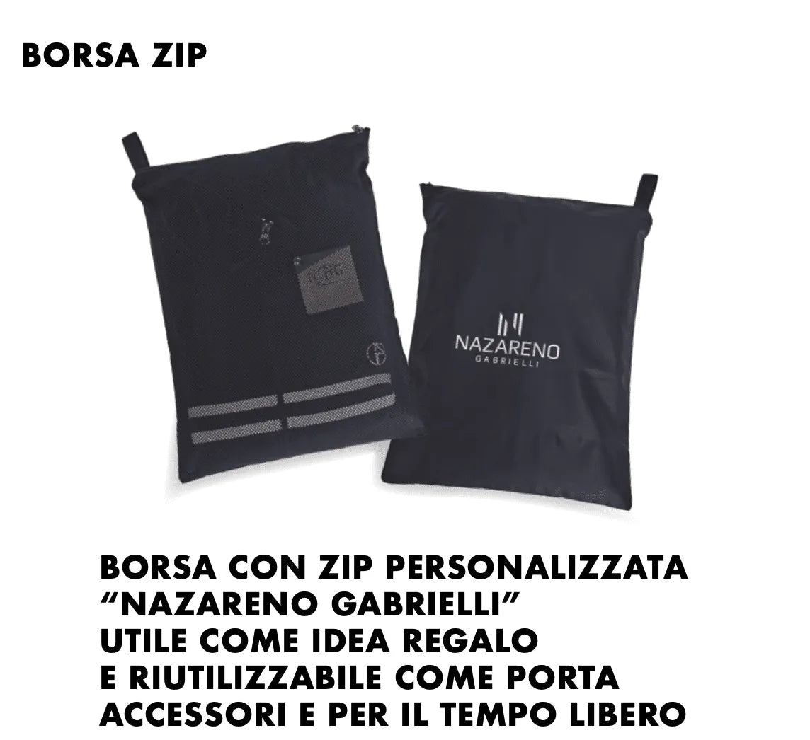 Tuta uomo zip triacetata Nazareno Gabrielli SU5010