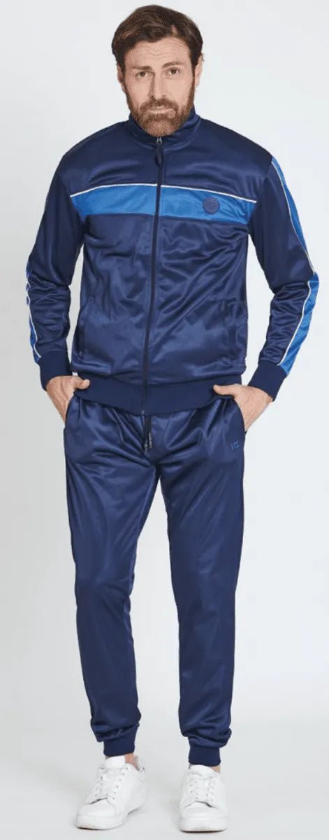 Tuta uomo zip triacetata Nazareno Gabrielli SU5010