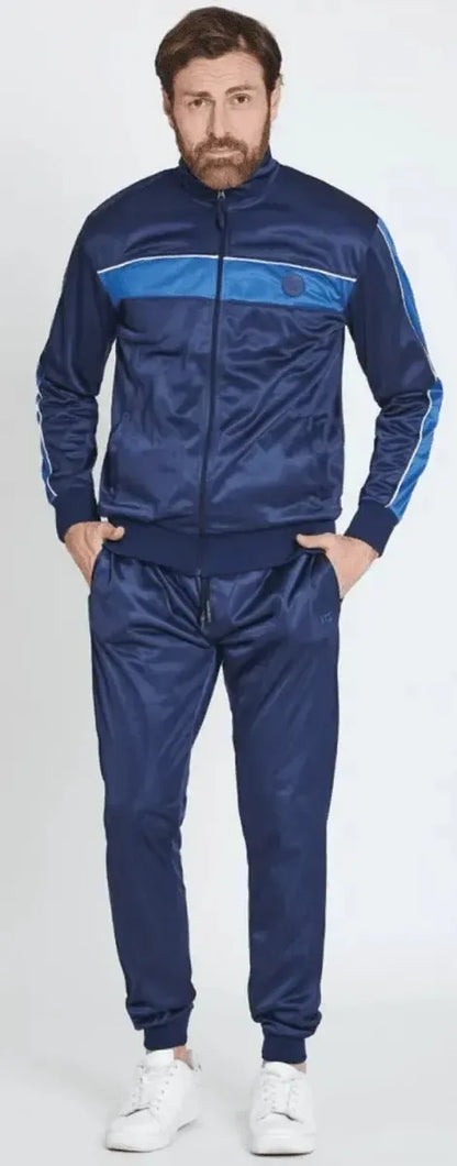 Tuta uomo zip triacetata Nazareno Gabrielli SU5010