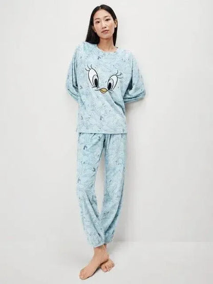 Tuta/Pigiama donna Gisela girocollo micropile 20102 Looney Tunes