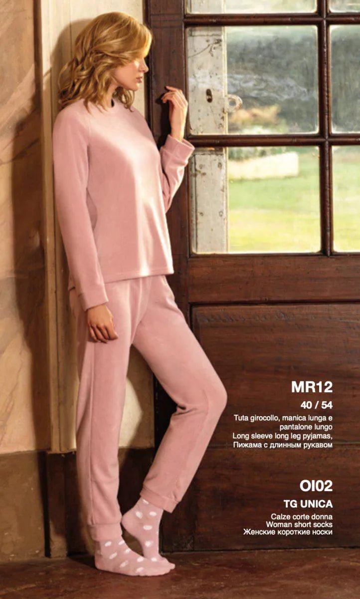 Tuta/Pigiama donna Sièlei girocollo micropile MR12