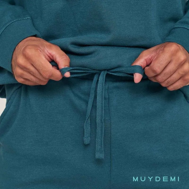 Tuta/Pigiama uomo girocollo cotone felpato Muydemi 370112