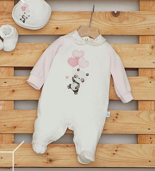 Tutina Neonata ciniglia Gary S7018