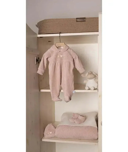 Tutina Neonata ciniglia a coste Gary 7080