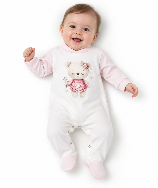 Tutina Neonata interlock Gary 7105